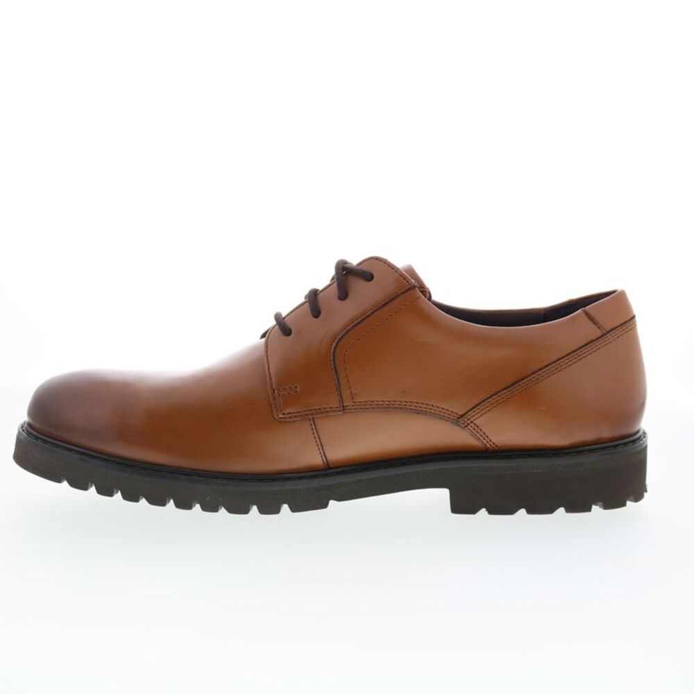Rockport Mens Maverick Plain Toe Oxford Brown Shoes (NWT) - Picture 5 of 7